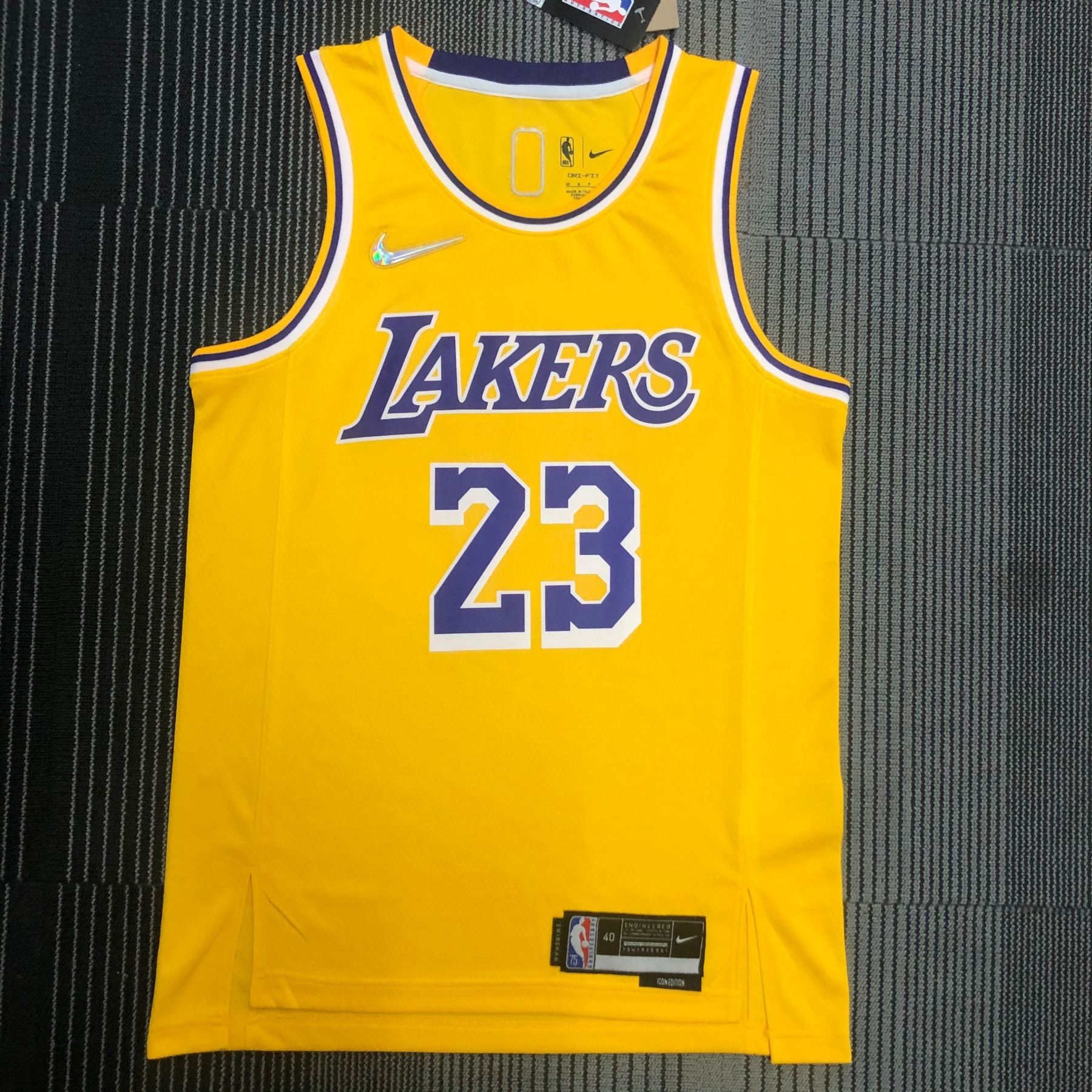 NBA Los Angeles Lakers 75th anniversary version S-XXL