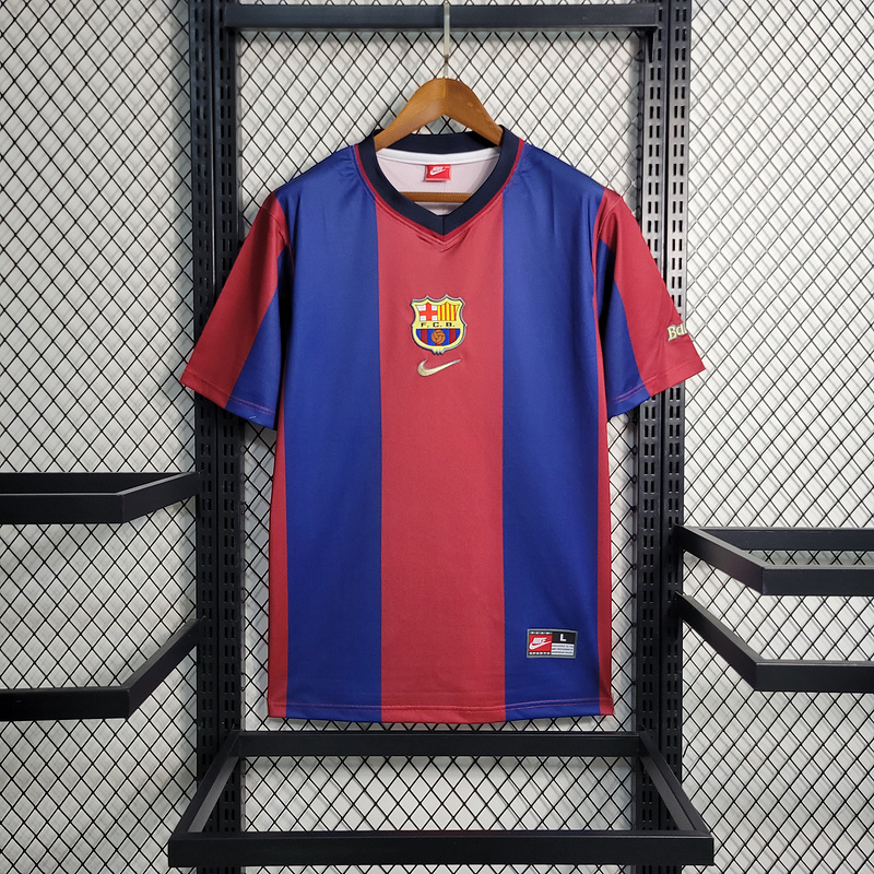 Retro 98-99 Barcelona Home Size S-XXL