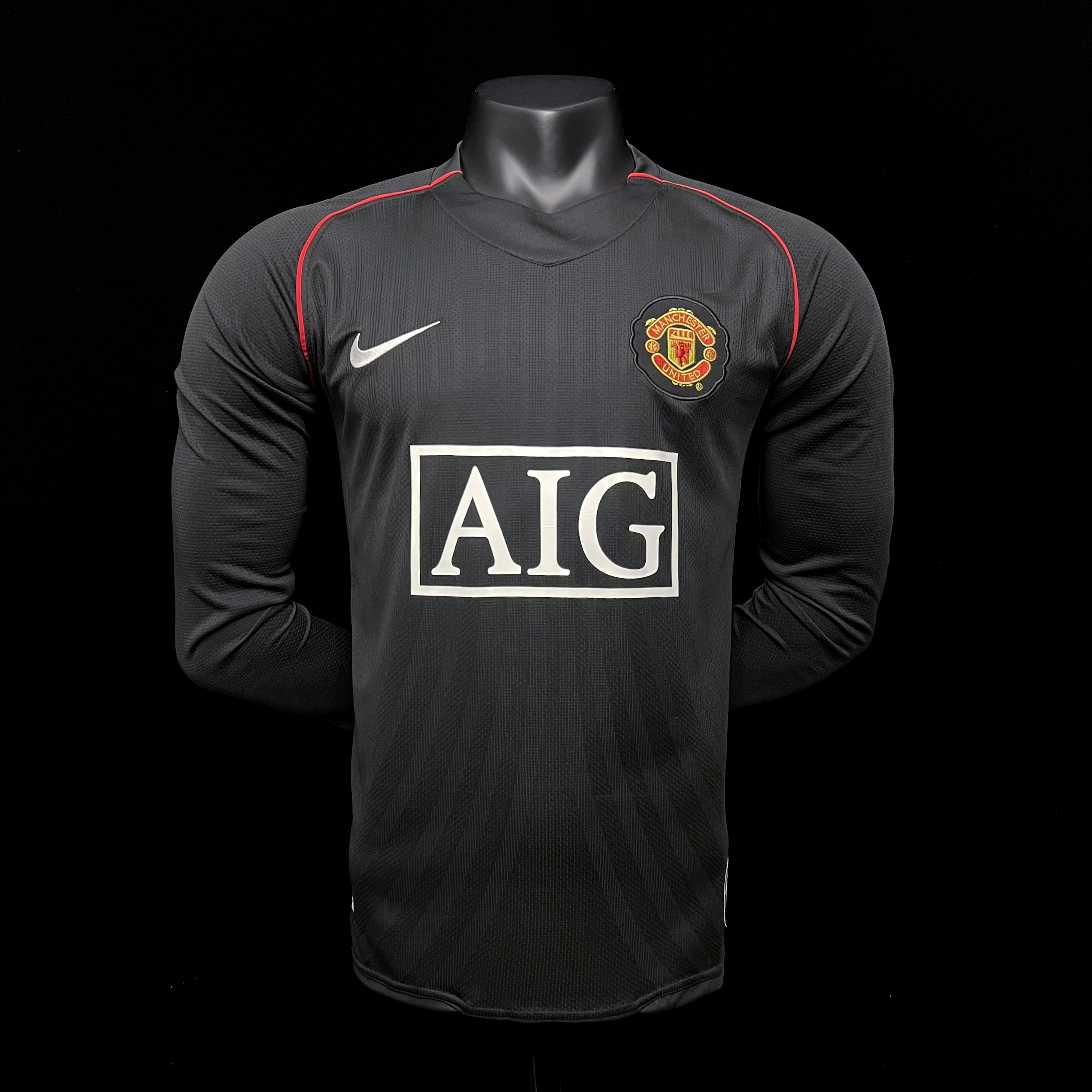 Retro 07/08 Manchester United Away long-sleeved S-XXL
