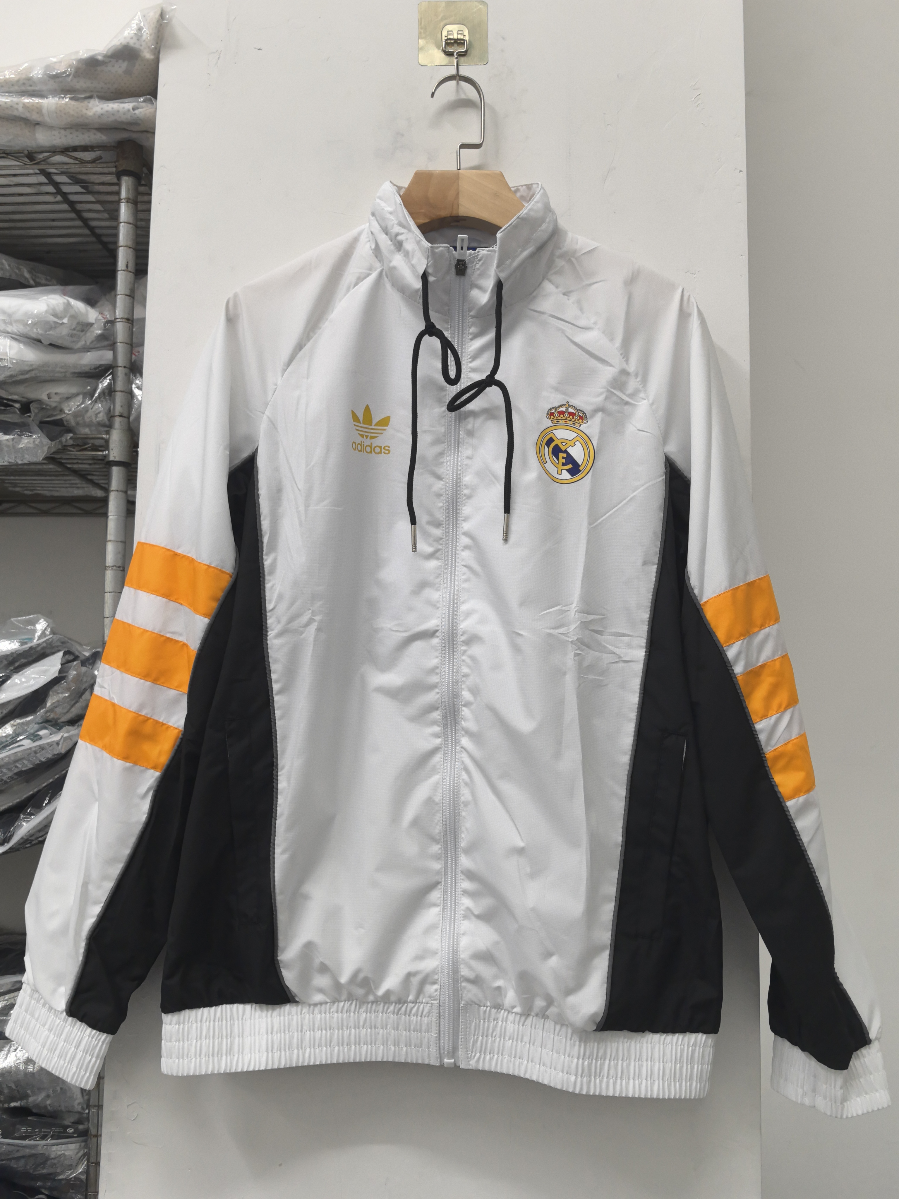 23/24 Windbreaker real Madrid white S-XXL