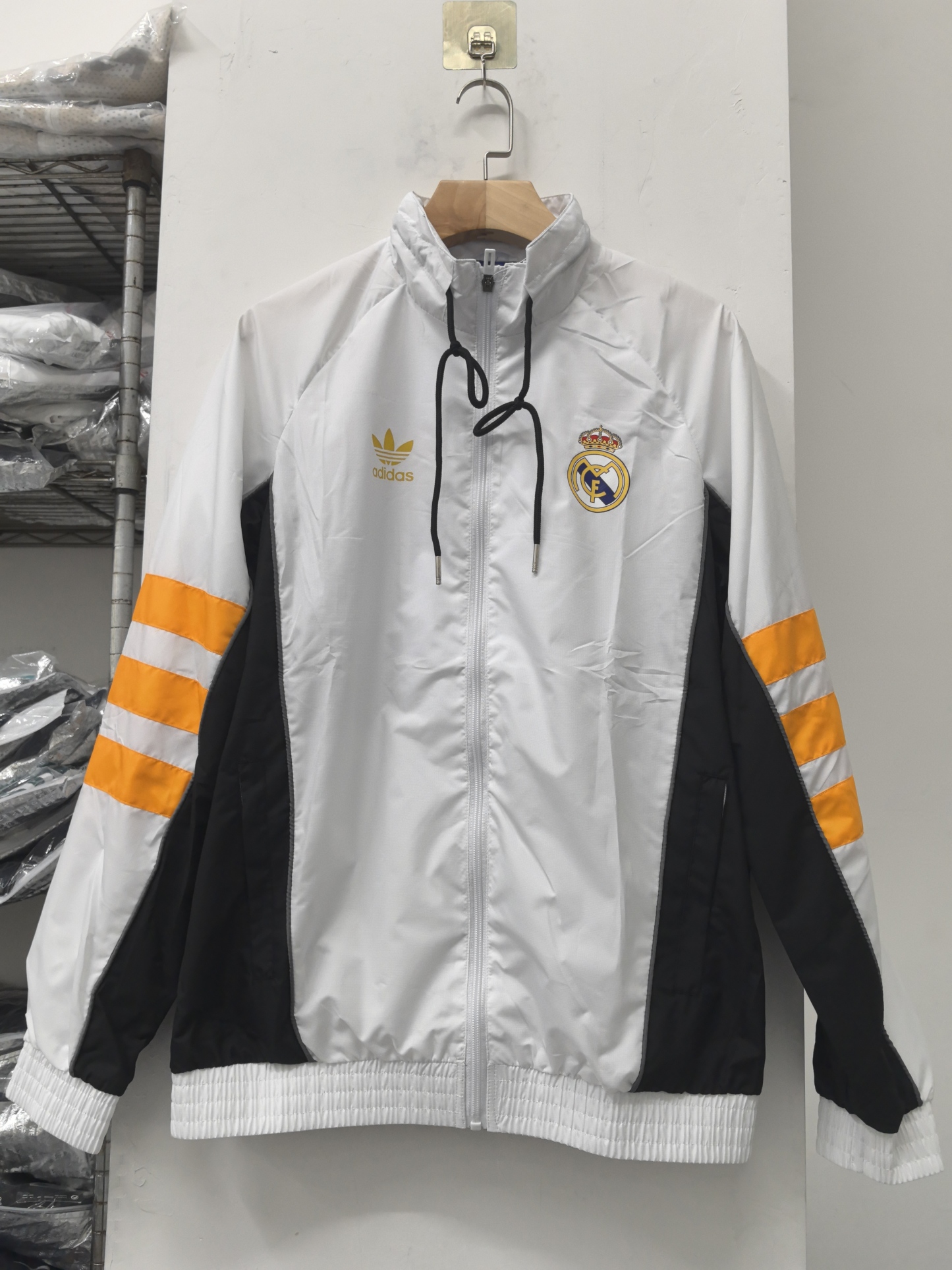 23/24 Windbreaker real Madrid white S-XXL