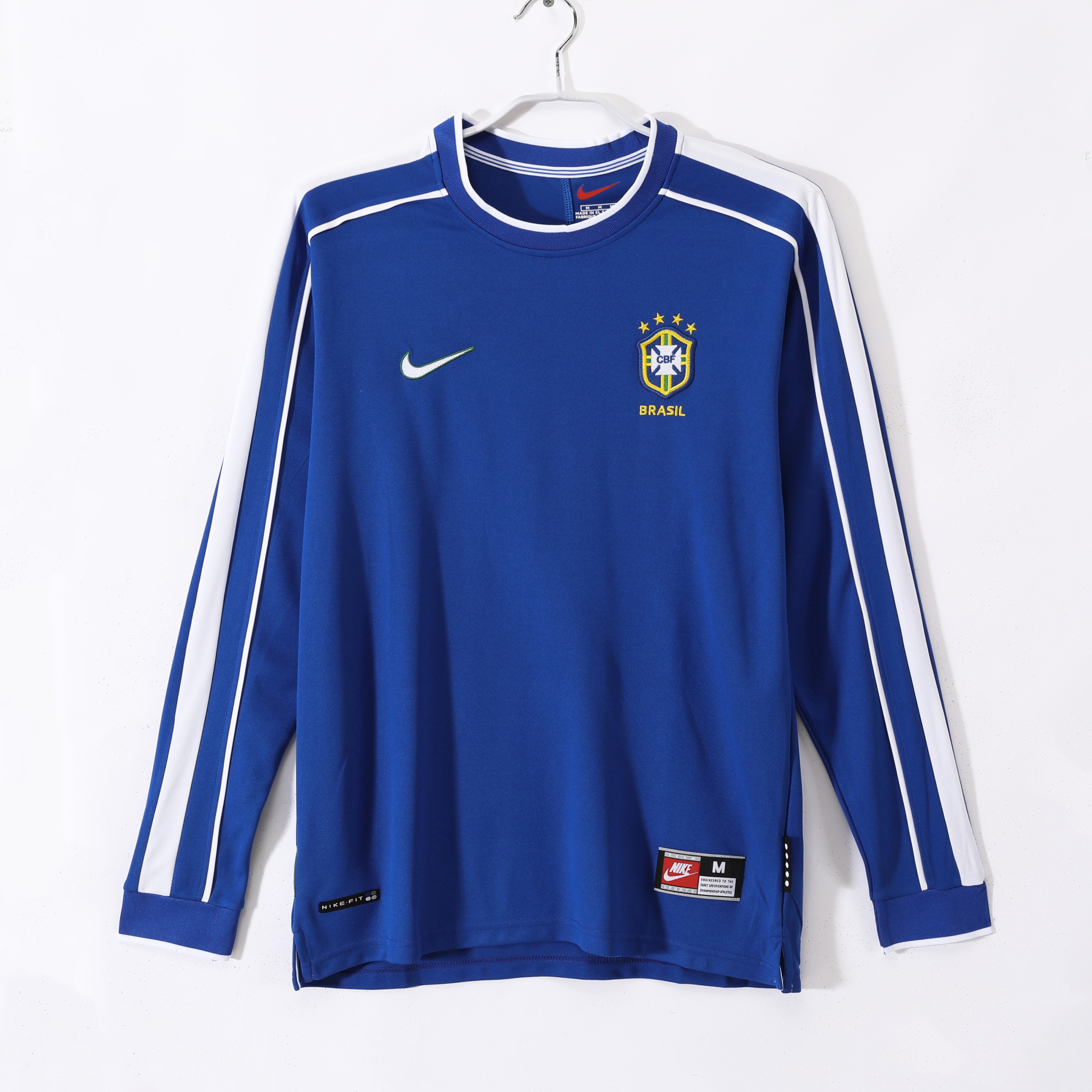 Retro 1998 Brazil away long sleeve S-XXL
