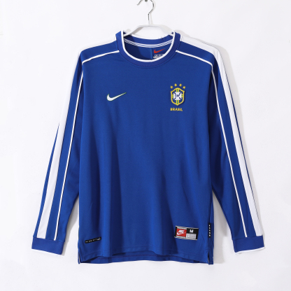 Retro 1998 Brazil away long sleeve S-XXL