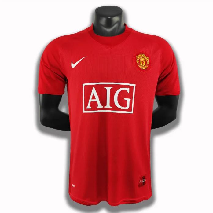Retro 07/08 Home Manchester United  S-2XL