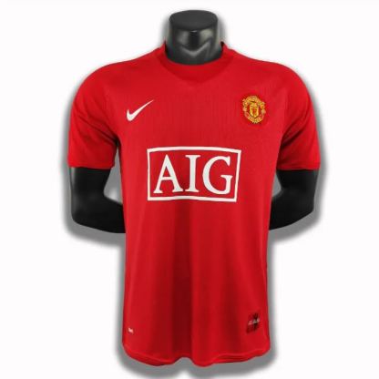 Retro 07/08 Home Manchester United  S-2XL