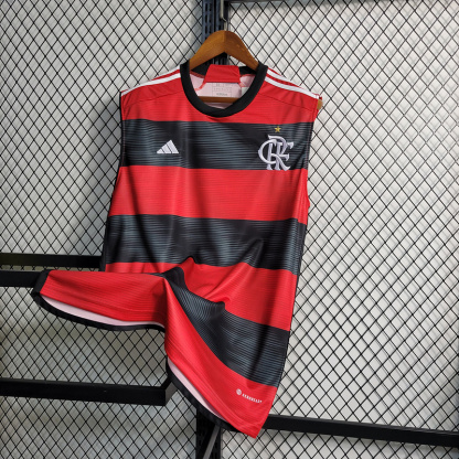 23-24 Flamengo Home Tank Top Size S-4XL