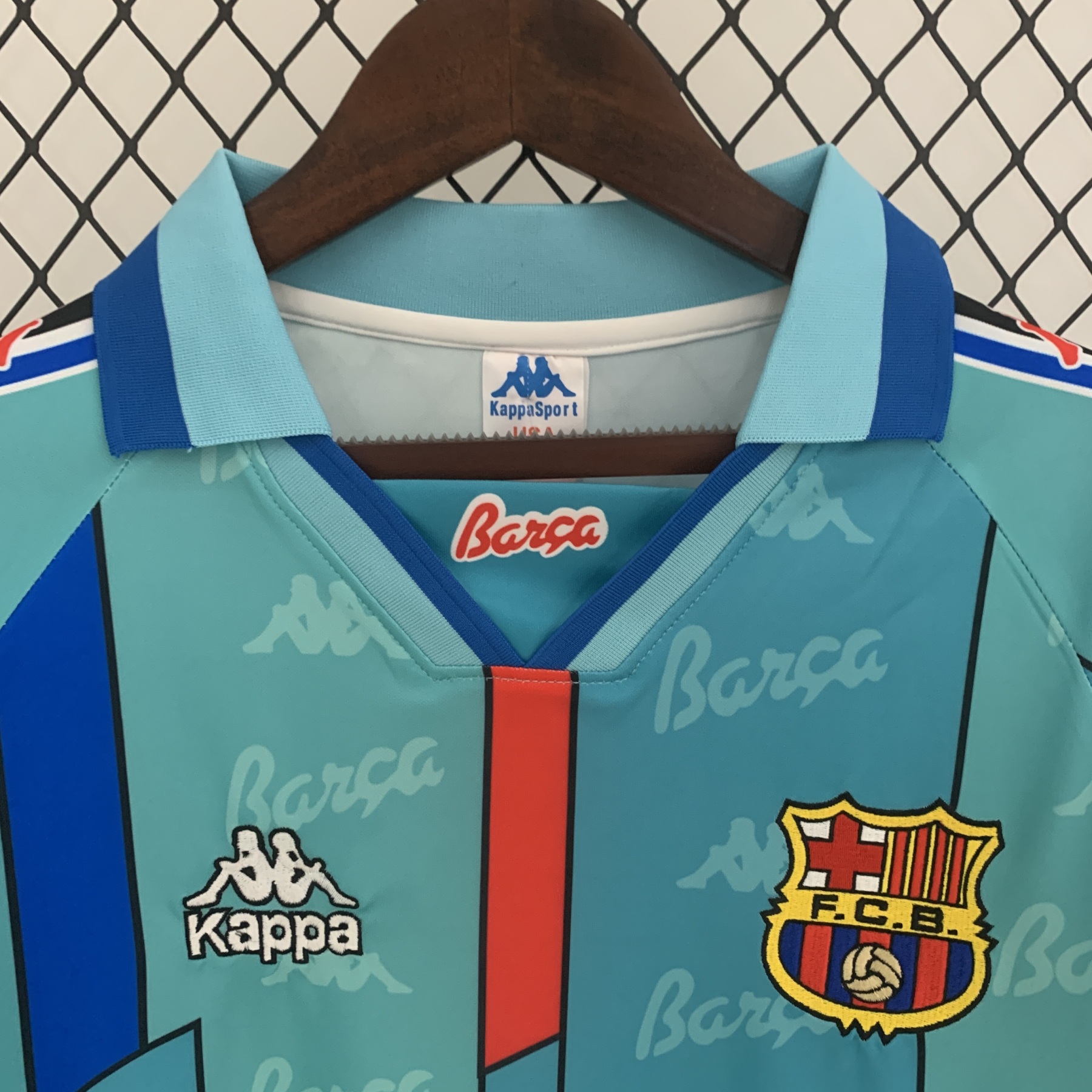 Retro long sleeve Barcelona 96/97 away S-XX
