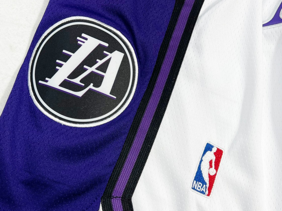 Lakers embroidered basketball shorts