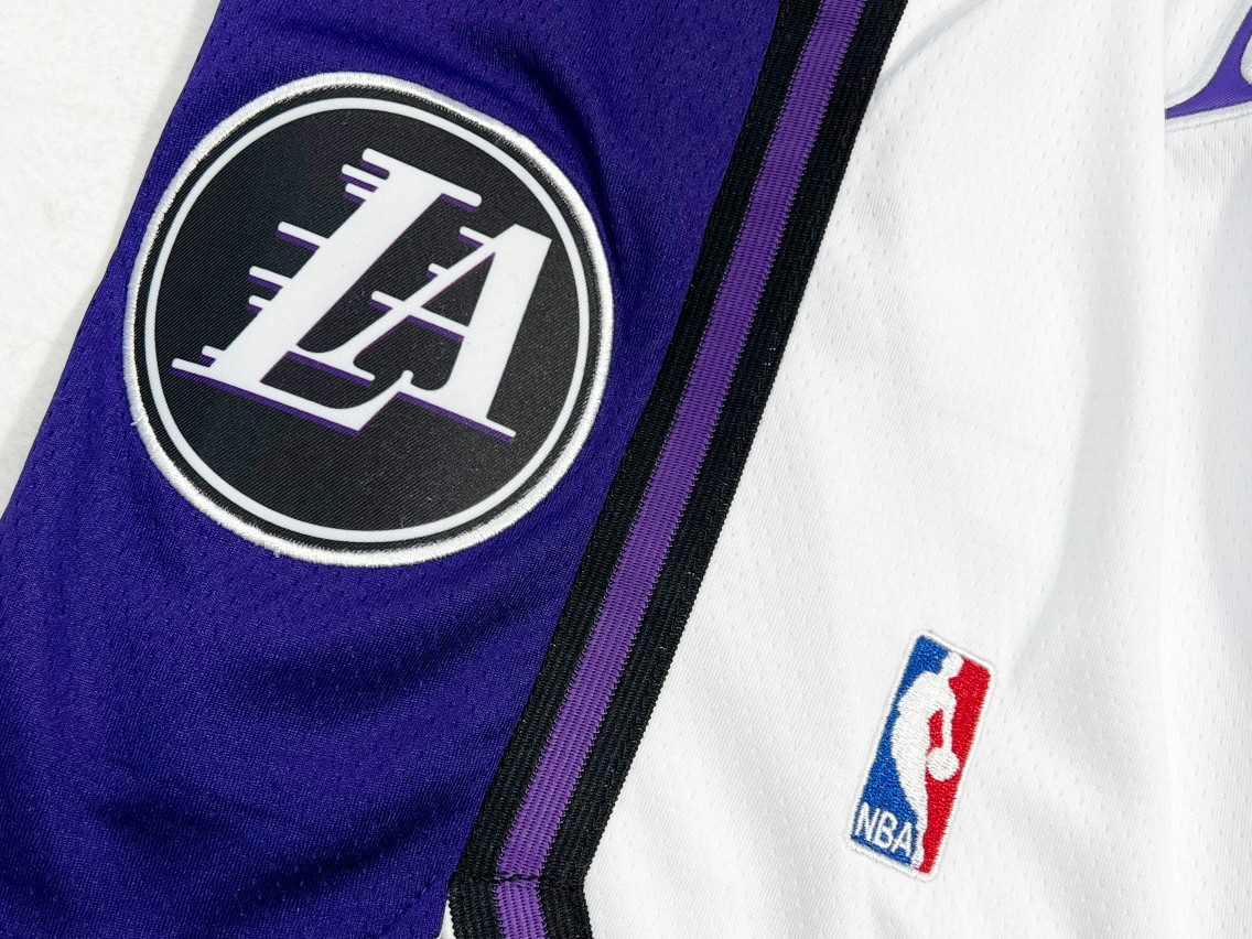 Lakers embroidered basketball shorts