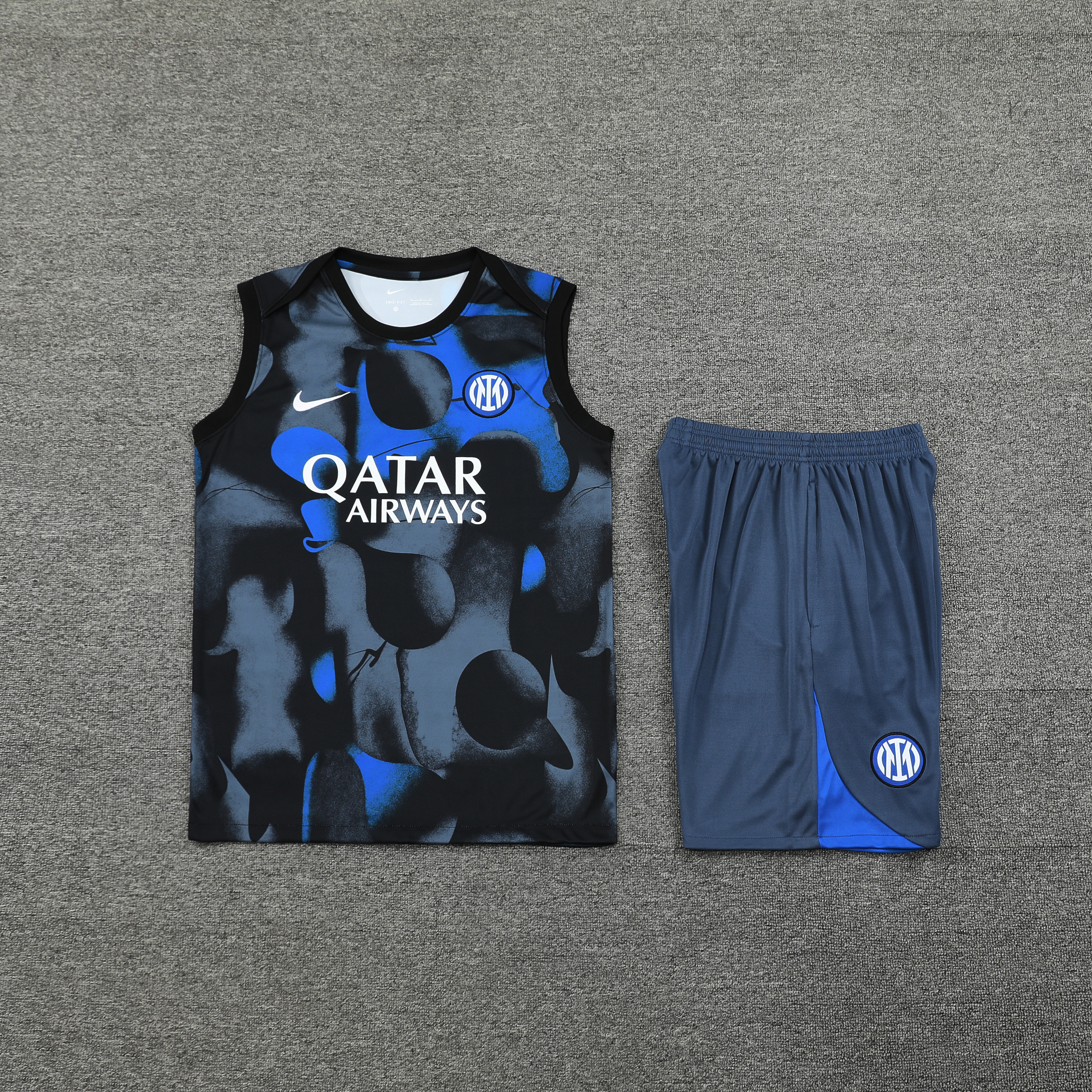 25/26 Inter Milan training blue-black vest set fan version S-XXL