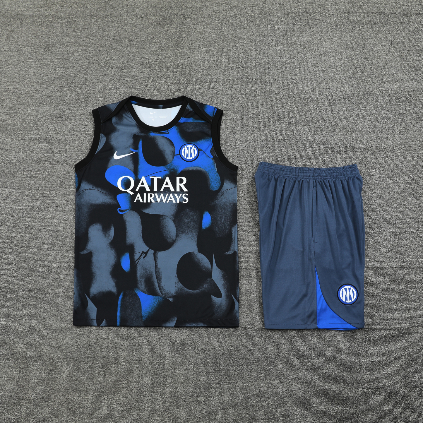 25/26 Inter Milan training blue-black vest set fan version S-XXL