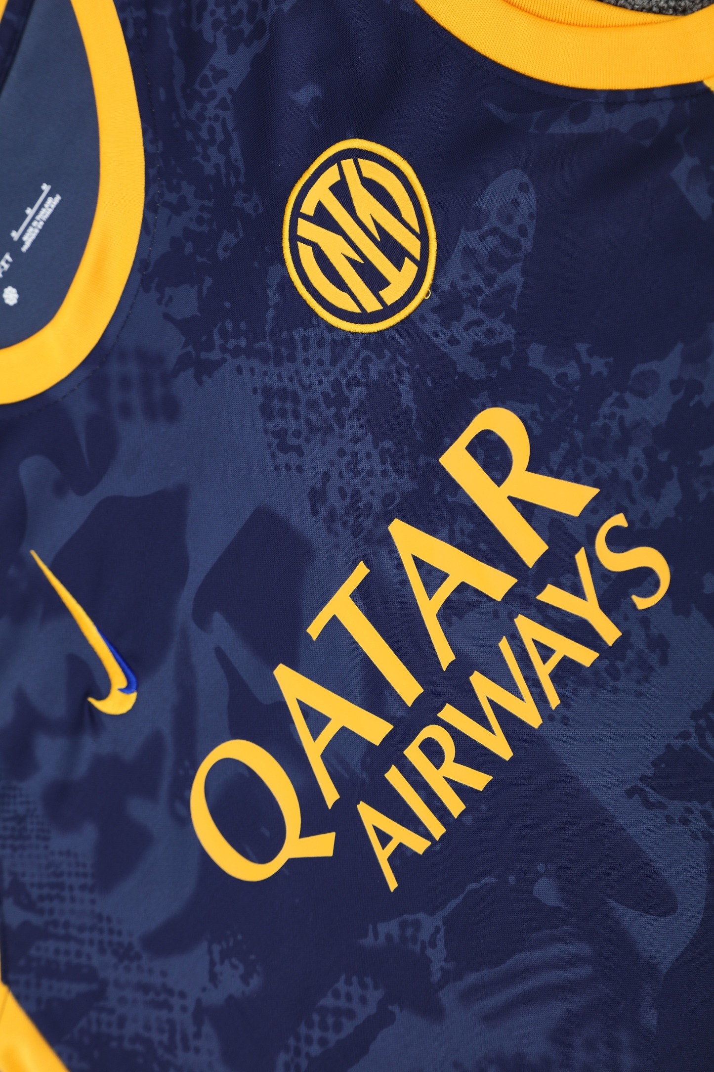 25/26 Inter Milan training blue-yellow vest set fan version S-XXL