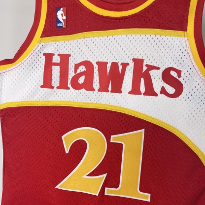 MN Heat Pressed Vintage Jersey: SW Hawks 85/86 Season No.21 Wilkins