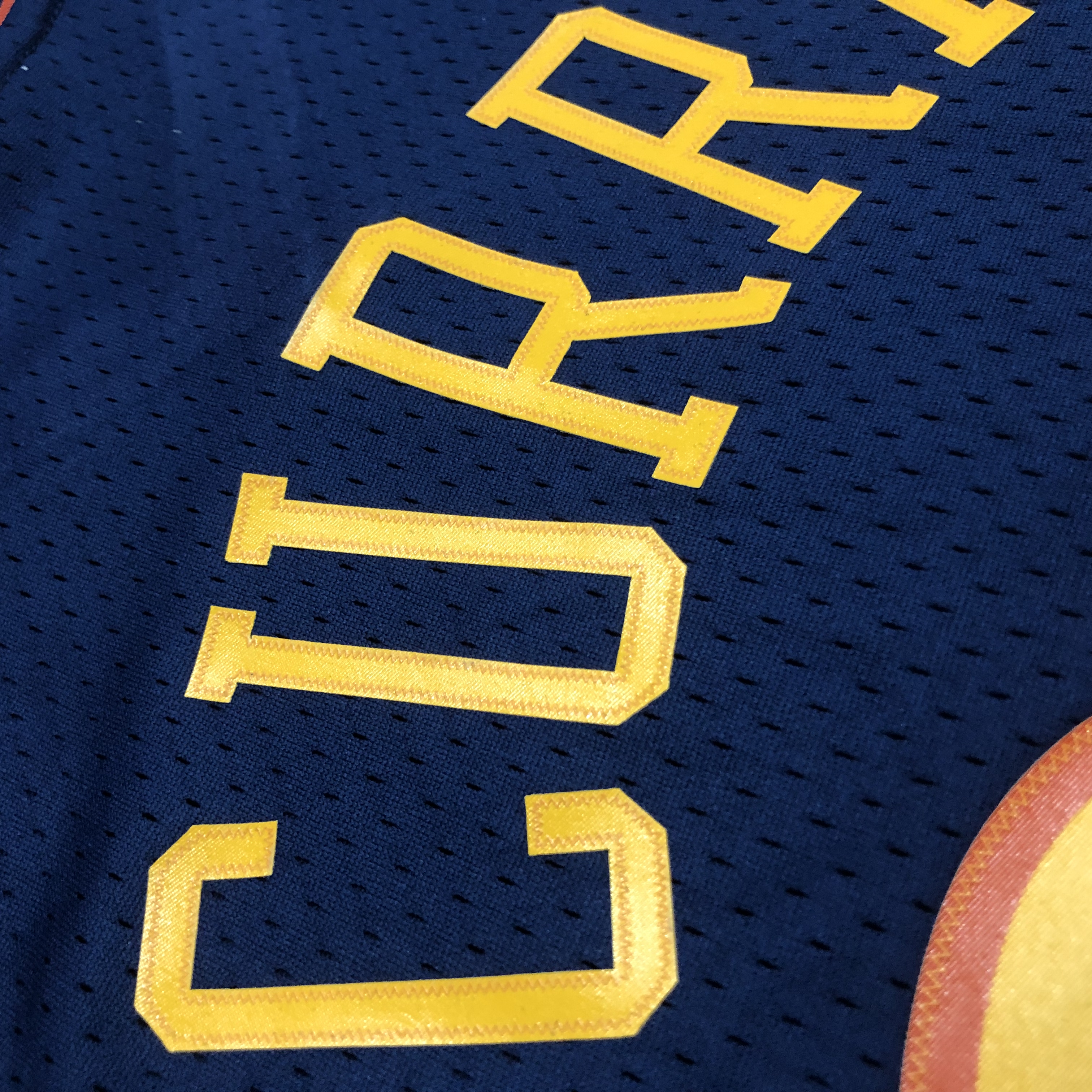 MN Heat Pressed Retro Jersey: SW Warriors 09/10 Dark Blue No.30 Curry