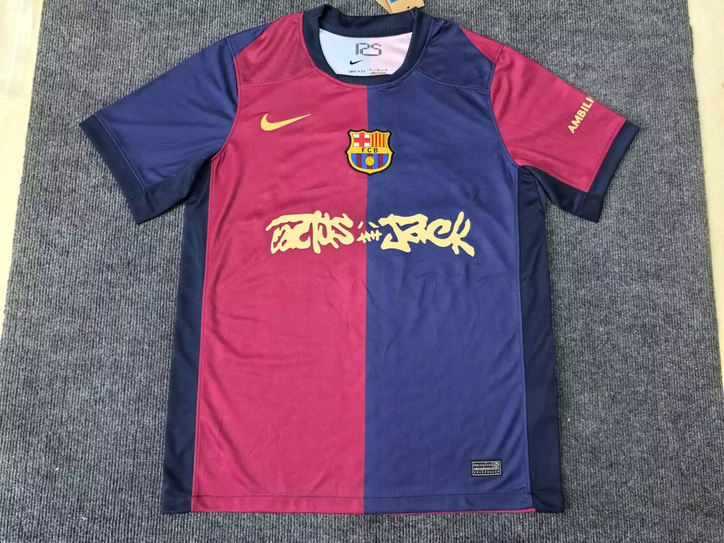 24/25 Barcelona home Travis Scott fan version S-4XL