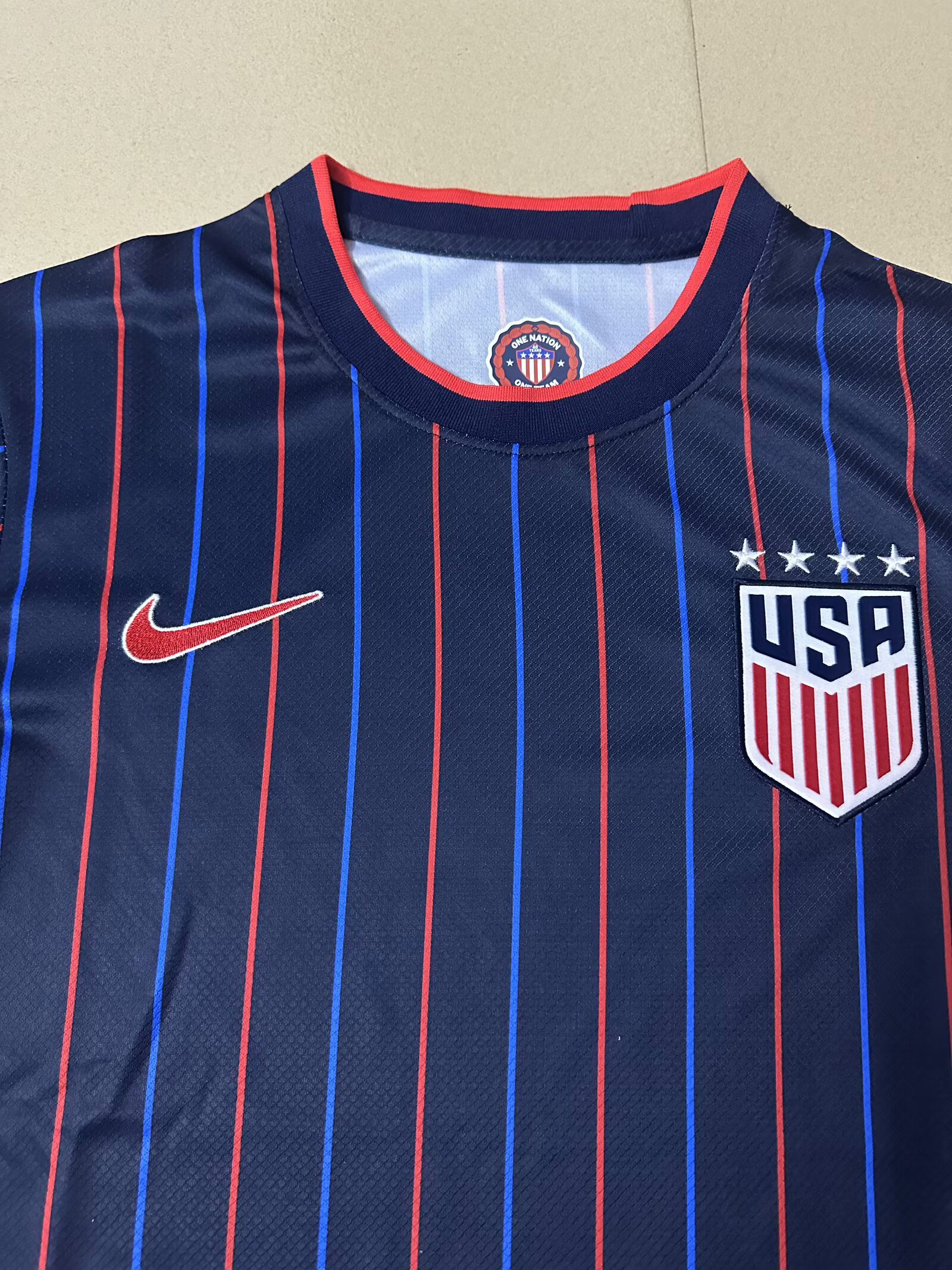 25/26 USA home 4 star fan version S-4XL