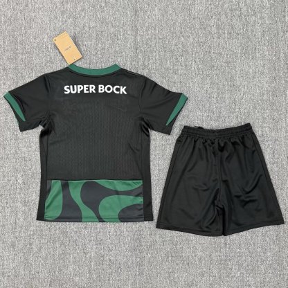 25-26 Sporting CP third black kids Version size 16-28