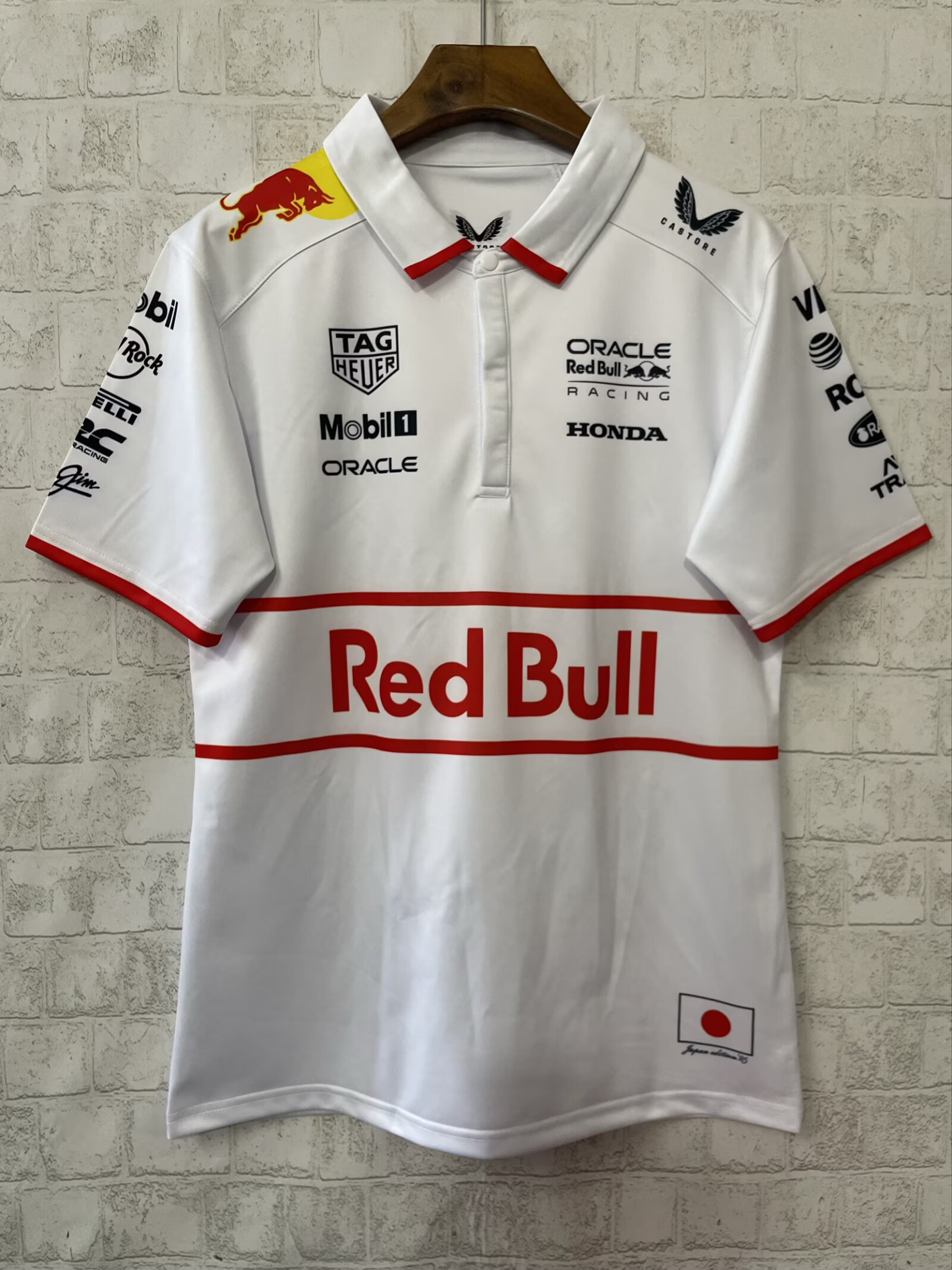2025 Red Bull F1 white Polo jersey