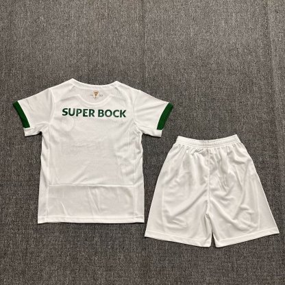 24-25 Sporting Lisbon white kids Version size 16-28