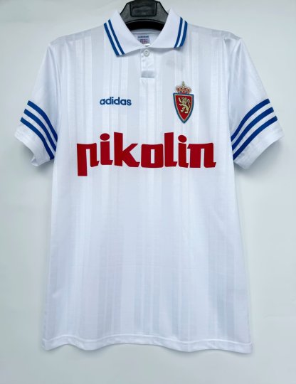 95/96 Real Zaragoza home retro version S-4XL