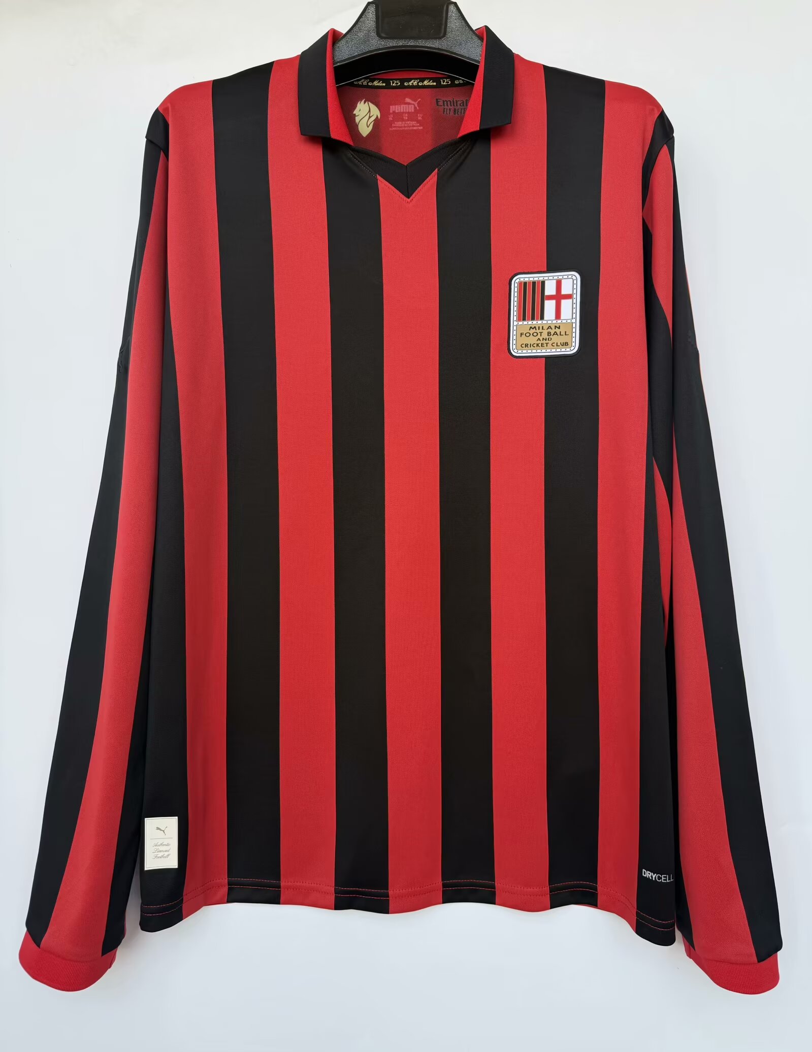 24/25 AC Milan 125th anniversary long sleeve fan version S-4XL