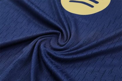 25/26 Barcelona Royal Blue Half-Zip player version Jacket Suit