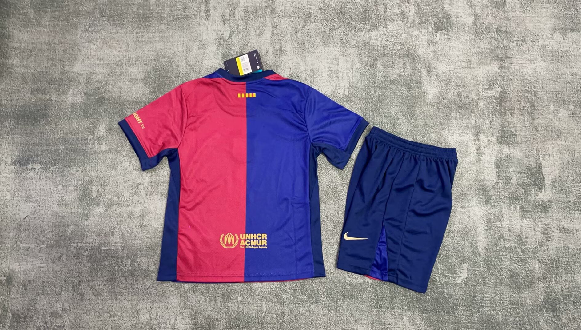 24/25 Barcelona home kids version size 16-28