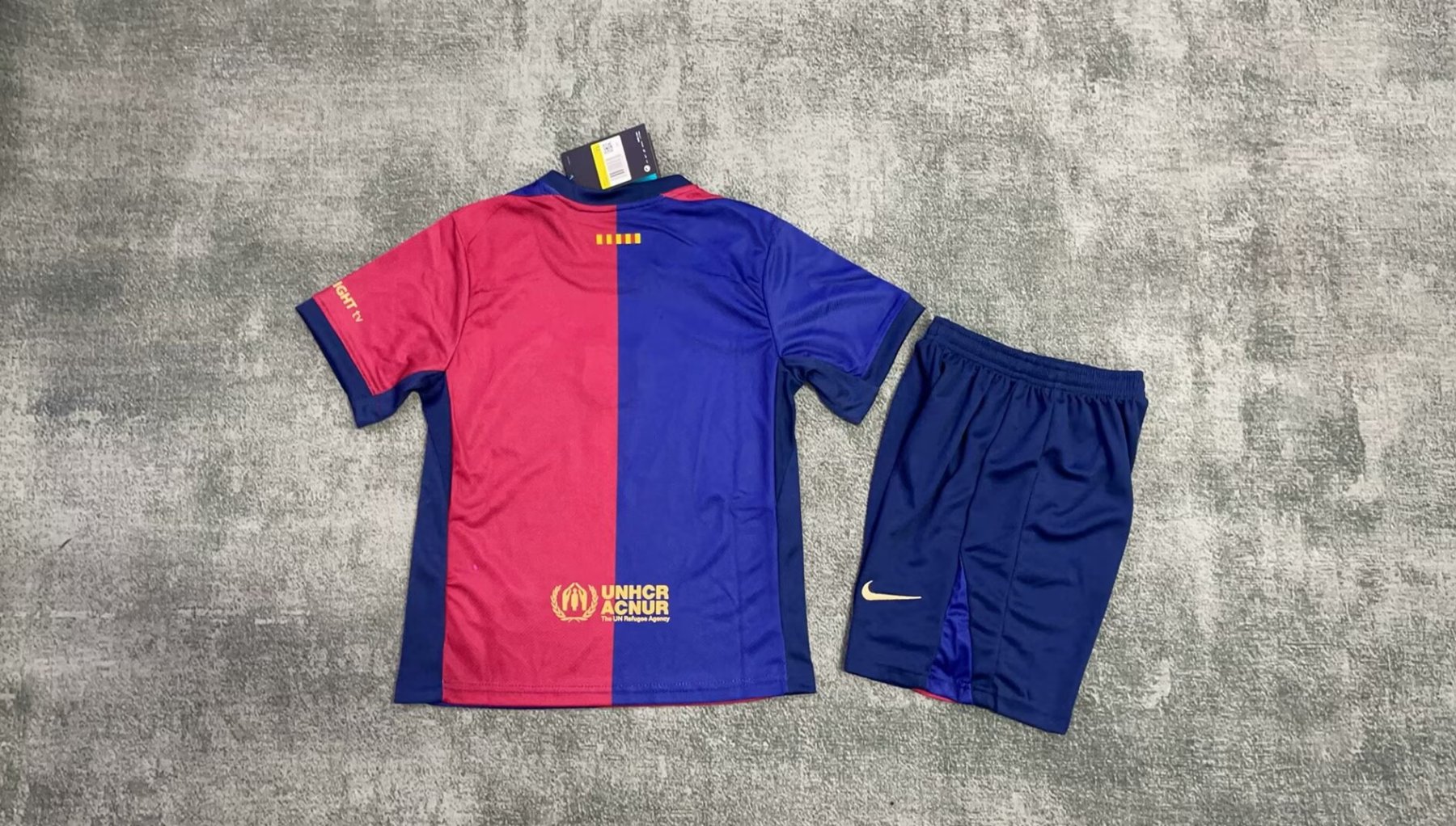 24/25 Barcelona home kids version size 16-28