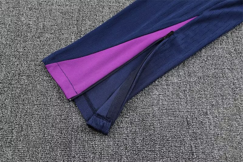 25/26 Barcelona Royal Blue Half-Zip player version Jacket Suit