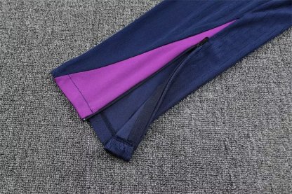 25/26 Barcelona Royal Blue Half-Zip player version Jacket Suit