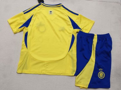 24/25 Al-Nassr home kids version size 16-28