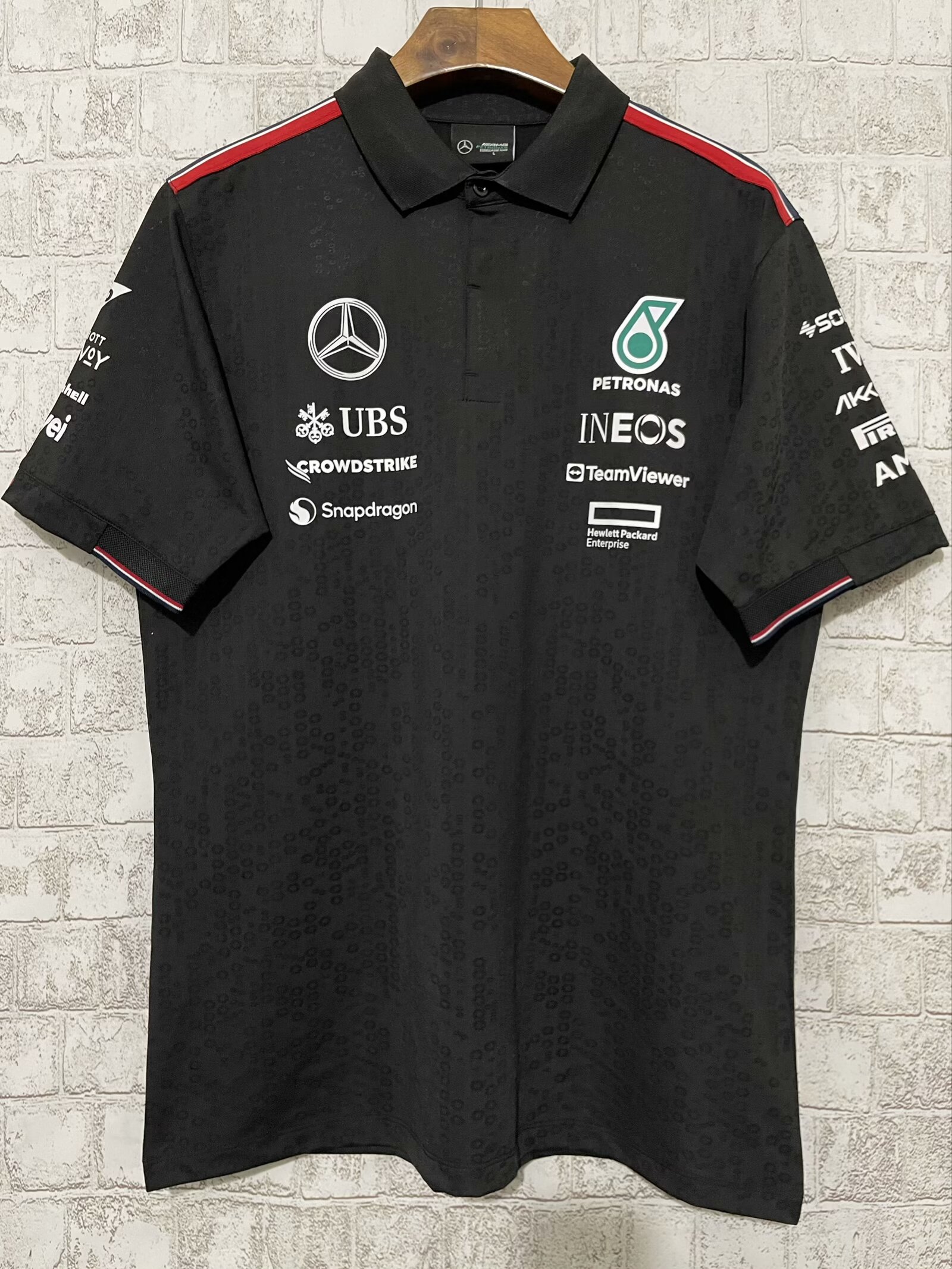 2024 Mercedes Benz F1 black jersey