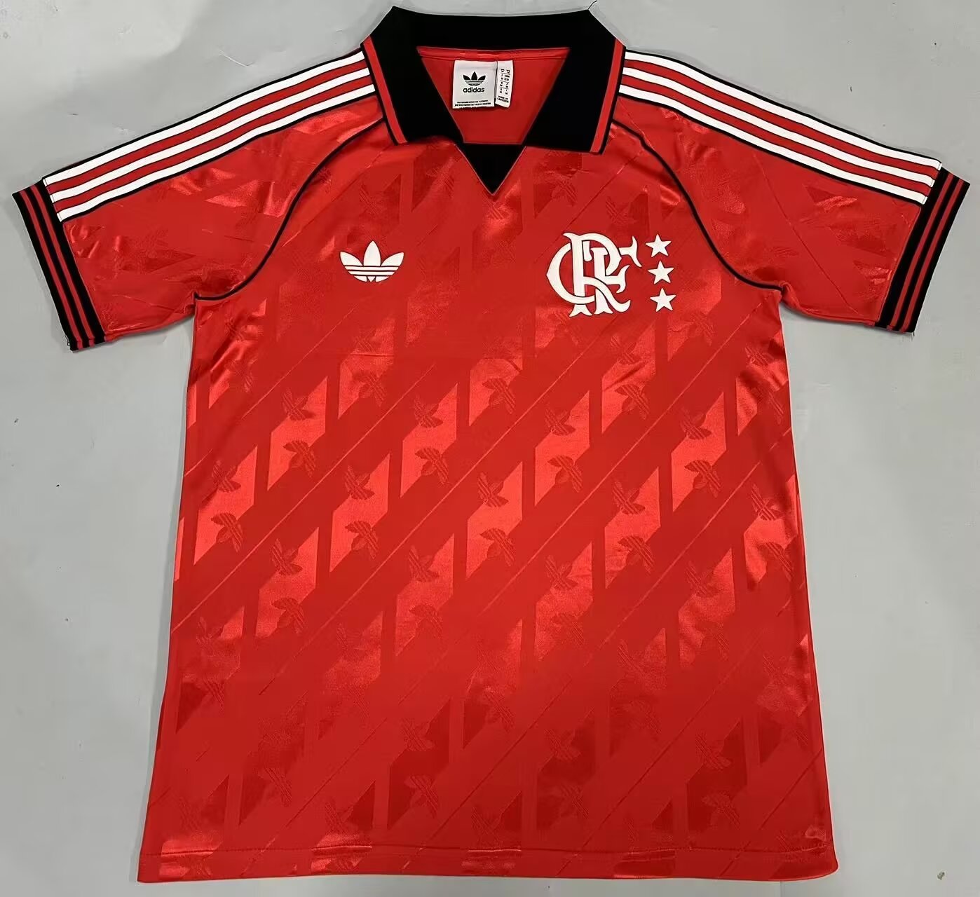 2425 Flamengo retro red fan version S-4XL