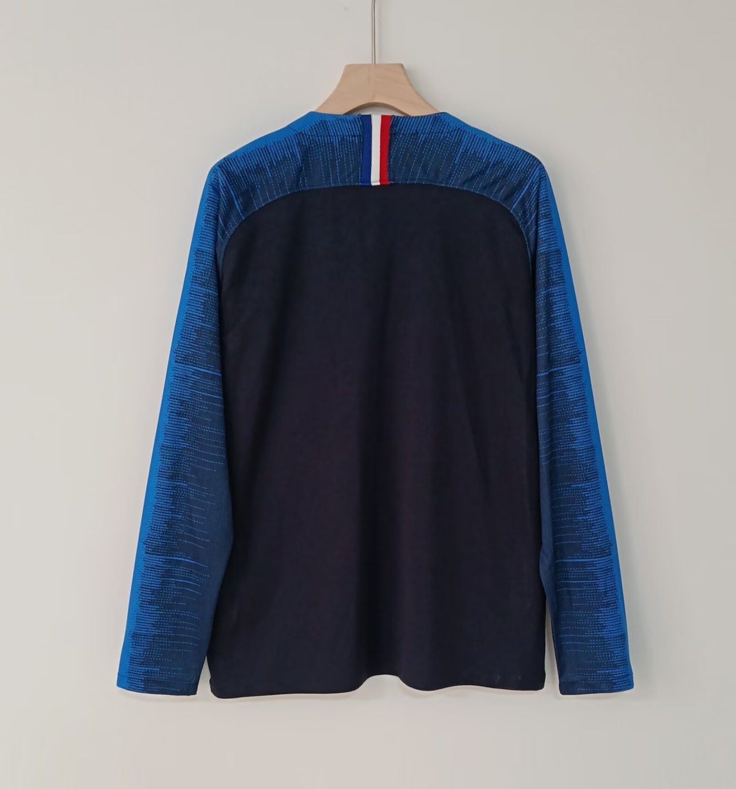 2018 France home long sleeve retro version S-XXL