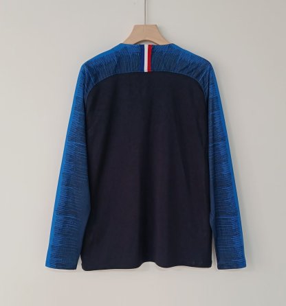 2018 France home long sleeve retro version S-XXL