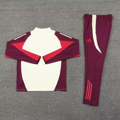 2425 Bayern white half-zipper jacket S-XXL