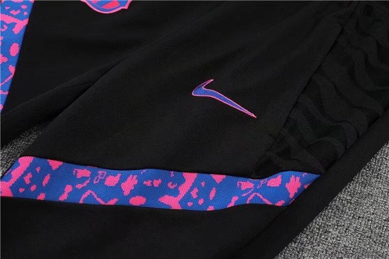 21-22 Barcelona Half Zipper Black Jacket S-XXL