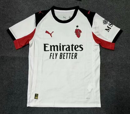 25/26 AC Milan white fan version S-4XL