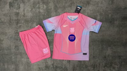 25/26 Barcelona special pink kids version size 16-28