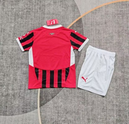 24/25 AC Milan home kids version size 16-28