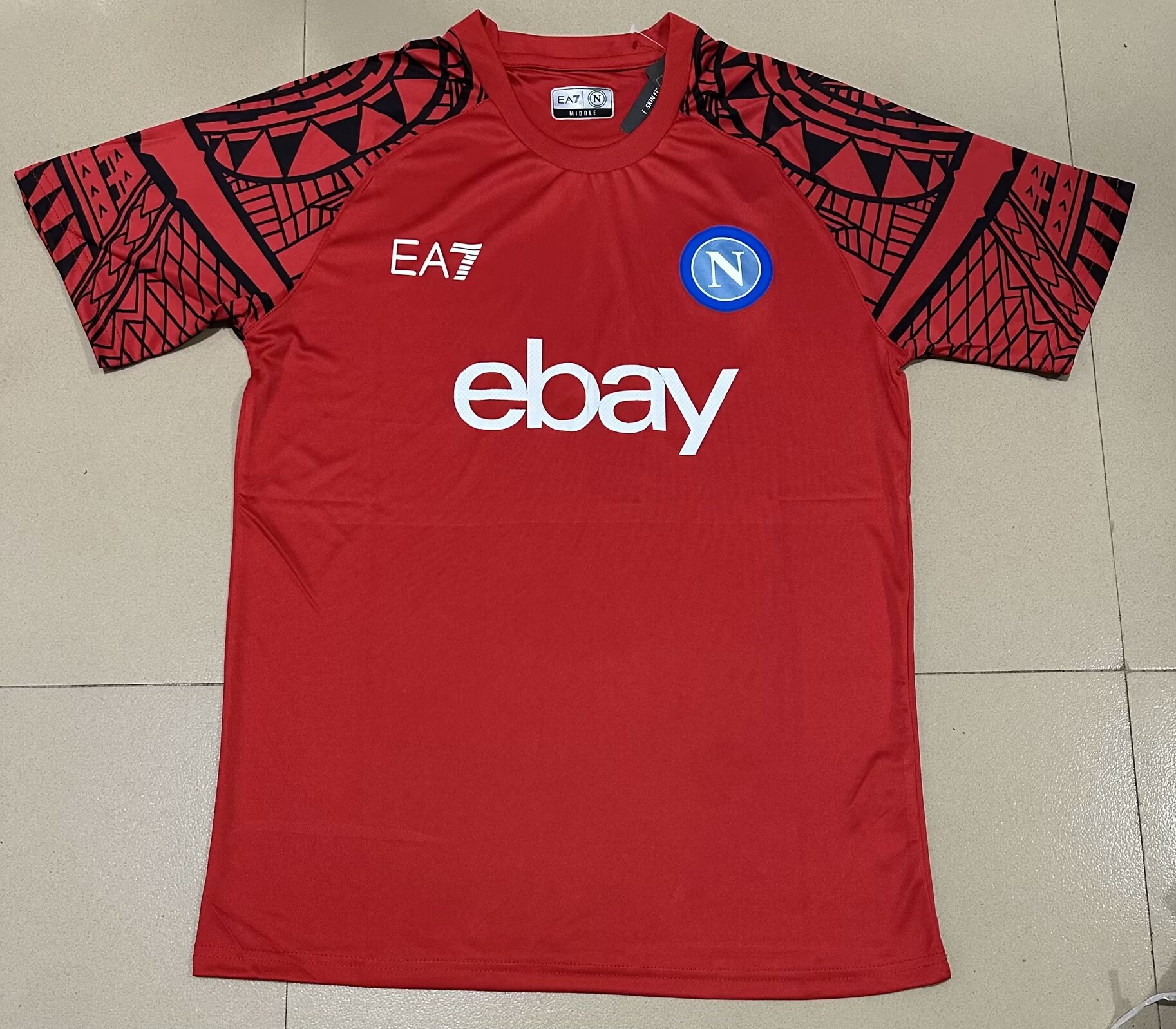 2324 Naples red training uniform s-4xl