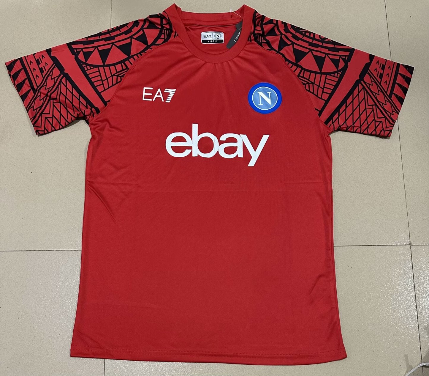 2324 Naples red training uniform s-4xl