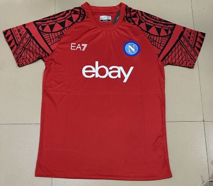 2324 Naples red training uniform s-4xl