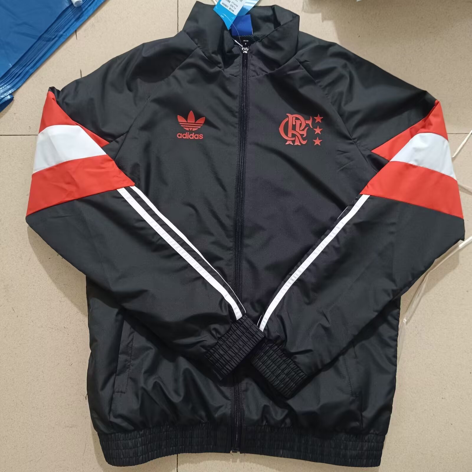 2425 Flamengo black windbreaker S-XXL