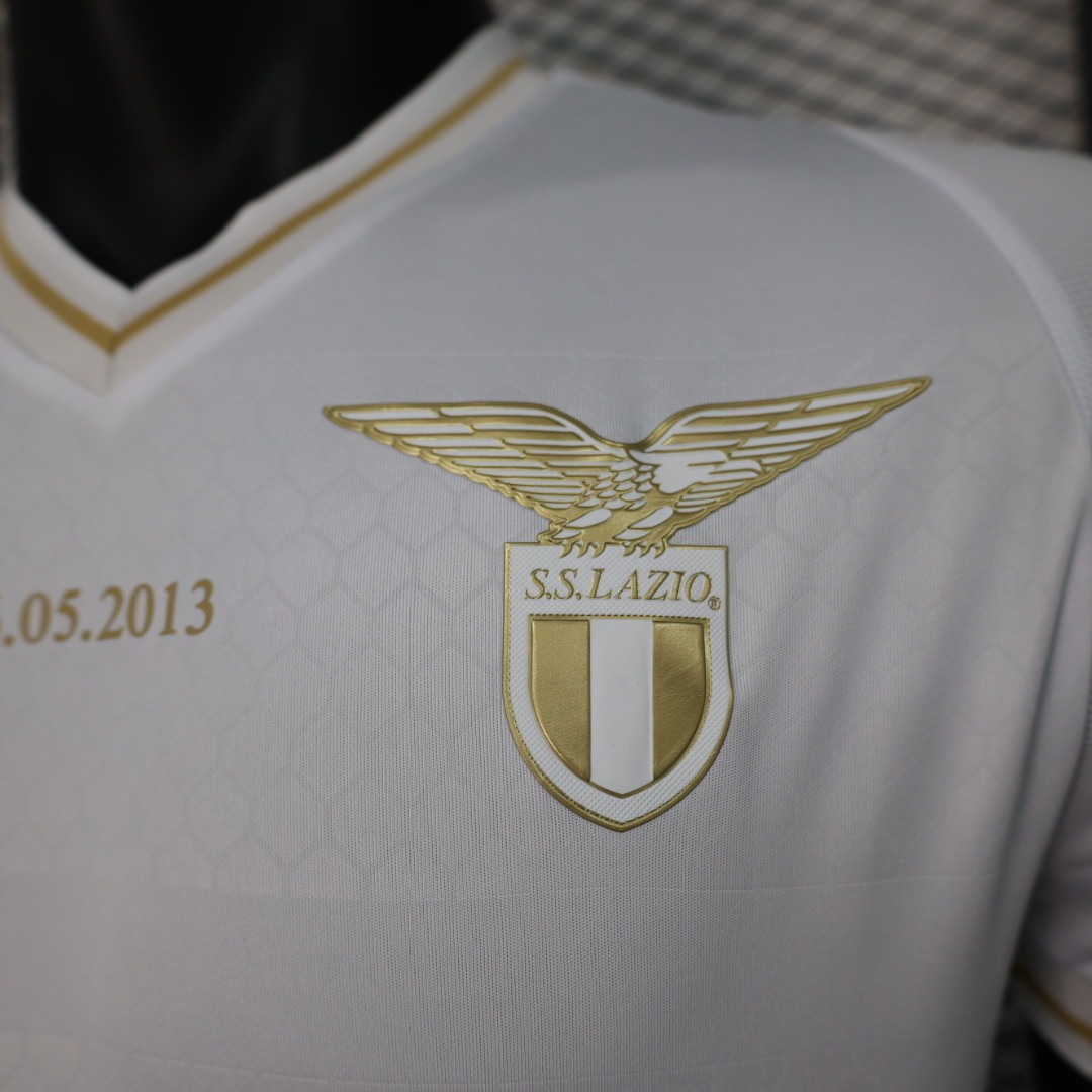 Player Version 23-24 Lazio White 10th Anniversary Edition Jersey