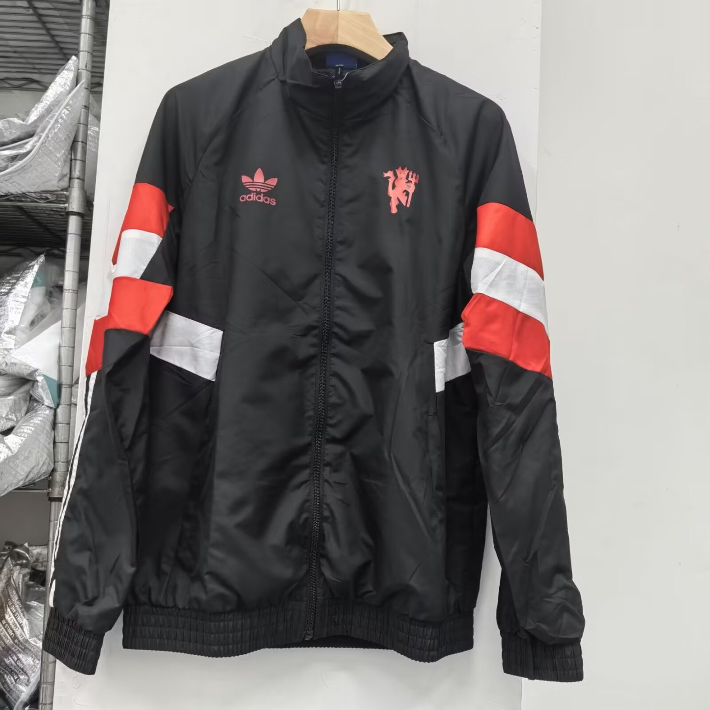 2024 Manchester United M-U black windbreaker S-XXL