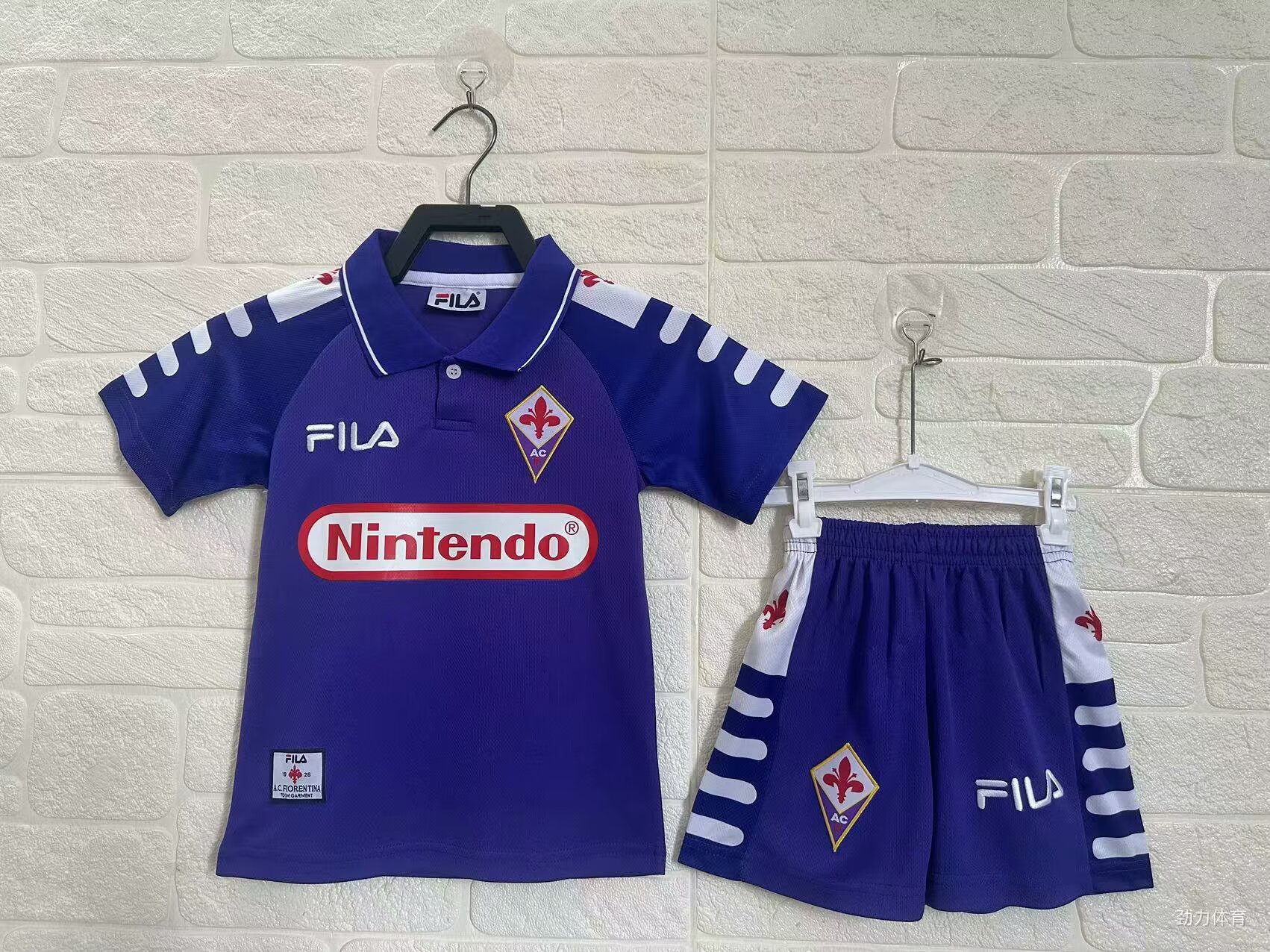 98/99 ACF Fiorentina home kids retro version S-XXL