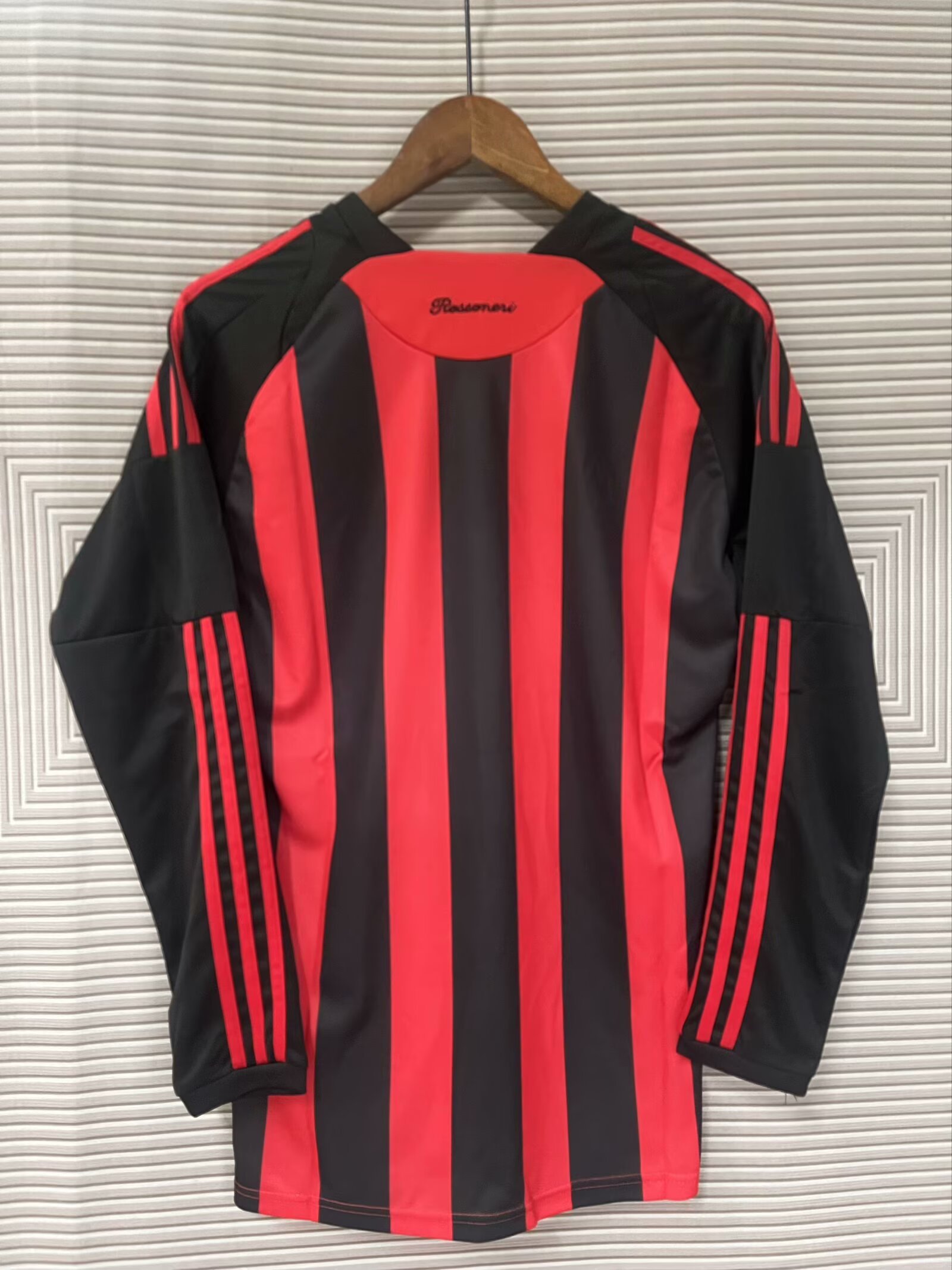 08/09 AC Milan home long sleeve retro version S-XXL