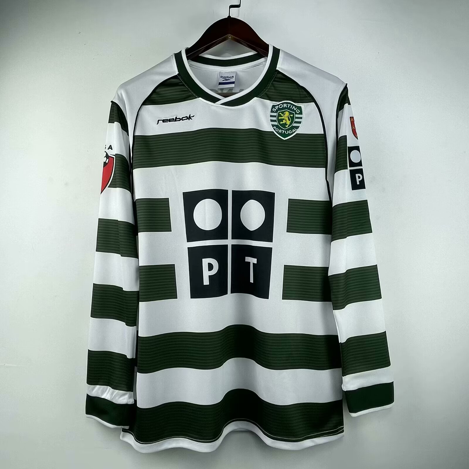 Retro Sporting CP 01/03 home long sleeve S-XXL