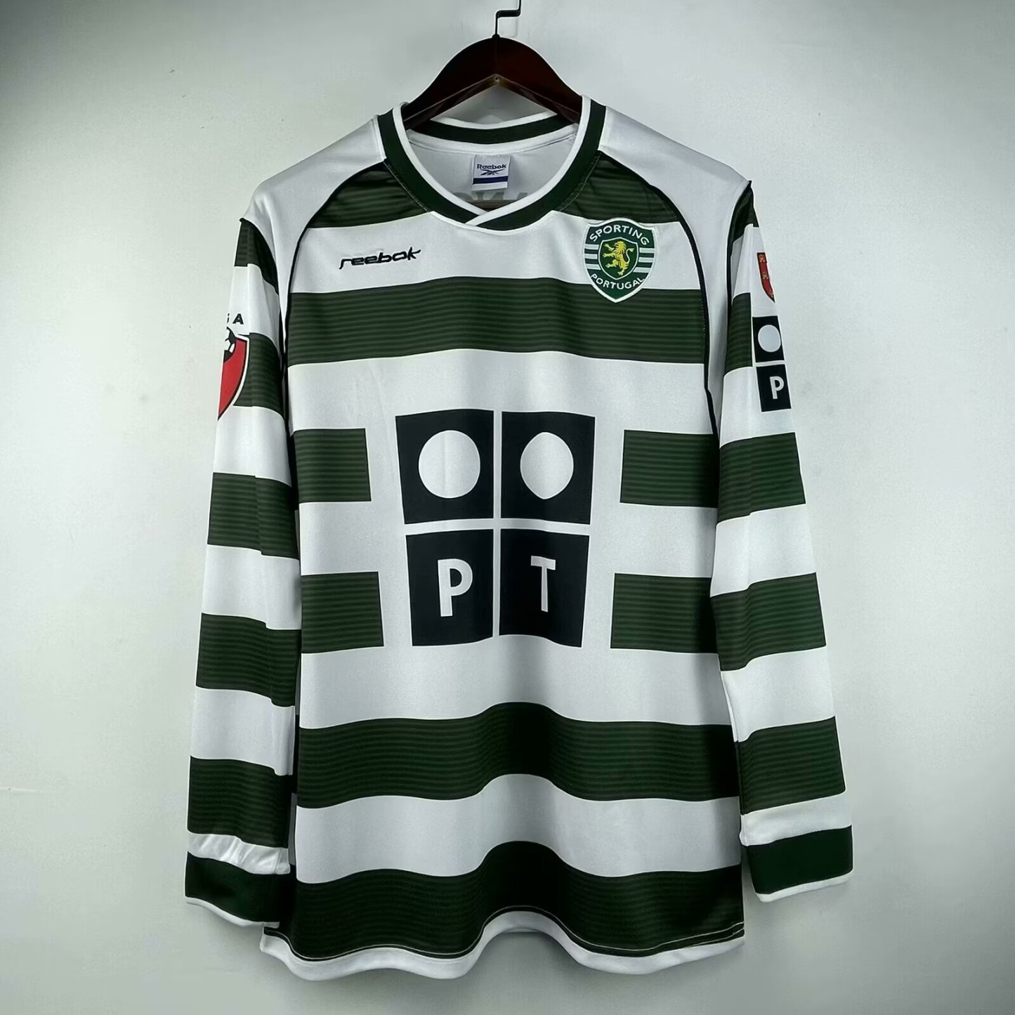 Retro Sporting CP 01/03 home long sleeve S-XXL